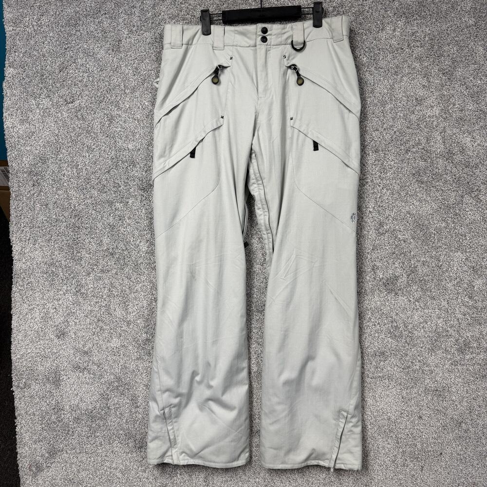 Boulder Gear Snow Pants Mens L Stone White Active Insulated Waterproof Gorpcore